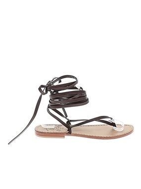 Women’s Brown Lace-Up Leather Gladiator Sandals size 39